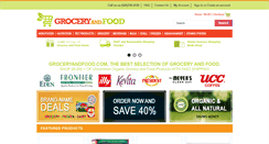 Desktop Screenshot of groceryandfood.com